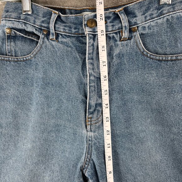 Badge Denim Shorts Women’s 14 Blue High Waist Vintage Bermuda Y2K Streetwear 90s - Picture 8 of 10